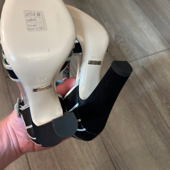 Gucci Black Mariska Satin T-Strap Pumps From Riverdale Wardrobe - Picture 12 of 15